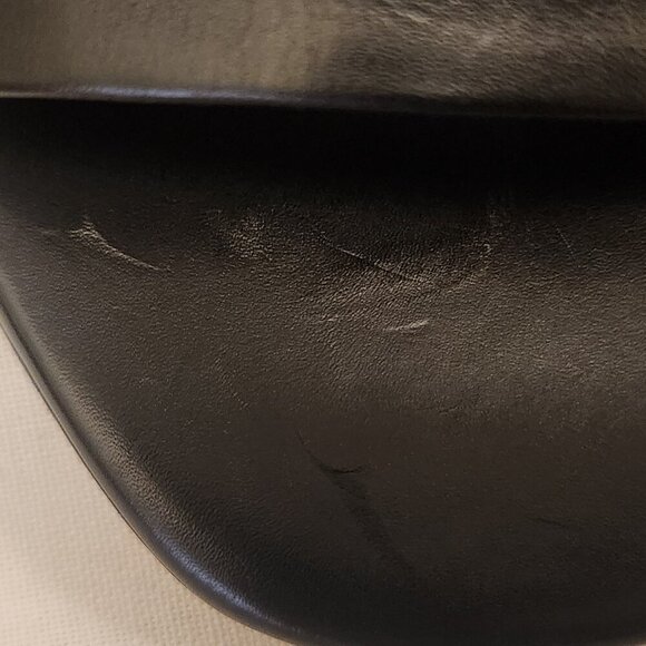 VIA SPIGA Black V-Ria Black Leather Heeled Sandals. NIB. Size 6.5 - Picture 11 of 11